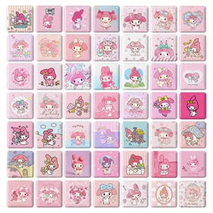 پیکسل خندالو طرح ملودی (My Melody) کد 205 مدل مربعی مجموعه 49 عددی