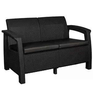 مبل دو نفره بابل کارپت مدل حصیری