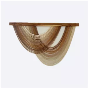 دیوارکوب مکرومه مدل بومریس دوهلالی