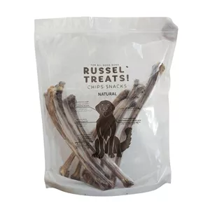 تشویقی سگ‌ راسل مدل ساق پا طعم شتر مرغ وزن 600 گرم بسته 8 عددی