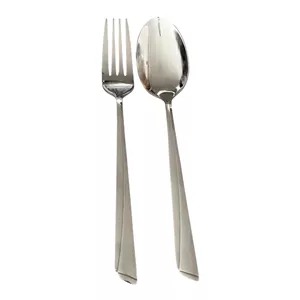 سرویس قاشق و چنگال 12 پارچه 6 نفره زونبان مدل خطی ماینز