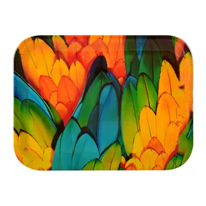 سینی بدون دسته مهروز مدل 7772 رنگارنگ سایز 29×38 سانتی متر