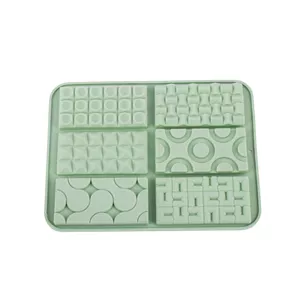 قالب شکلات مدل میکس طرحدار6 خانه