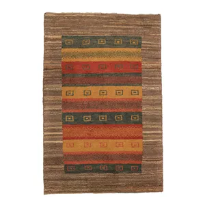 گبه دستباف یک متری طرح مدرن کد 4040432
