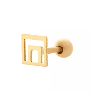 پیرسینگ طلا 18 عیار زنانه هور گالری مدل هندسی کد RPI8410