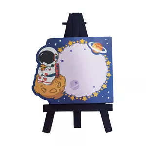 کاغذ یادداشت سویل مدل نوت بوم چوبی طرح فضانورد