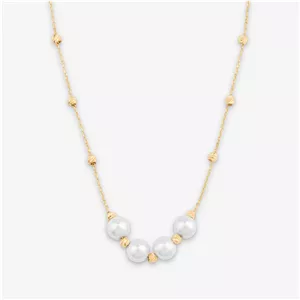 گردنبند طلا 18 عیار زنانه با زنجیر البرنادو گلدم مدل PE155001 