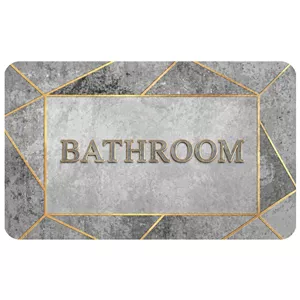 پادری مدل سرویس bath طرح سنگ 407m4 سایز 76x46 سانتی‌متر مناسب برای فضای داخلی