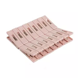 گیره لباس لیمون مدل پلاستیکی کد HS1466 مجموعه 16 عددی