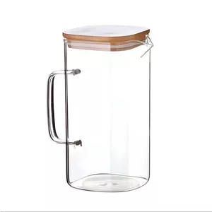 پارچ مدل مکعبی درب بامبو کد 2000