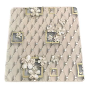 سفره 8 نفره مدل لایت طرح پشت نخی سایز 140×140 سانتی متر کد 04