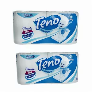 دستمال توالت 3 لایه تنو مدل Fgh بسته 2 عددی