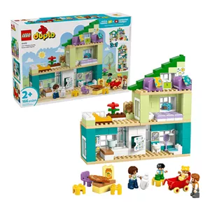 لگو 166 تکه سری DUPLO مدل 3 in 1 Modern Family House with Figures کد 10470