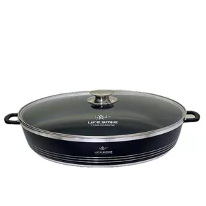 تابه سرامیک لایف اسمایل مدل LUSHR-36BB سایز 36