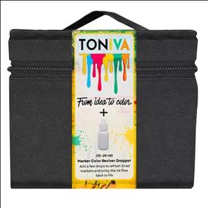 ماژیک راندو تونیوا مدل Touch 80 به همراه محلول احیای ماژیک مجموعه ۸۰ عددی