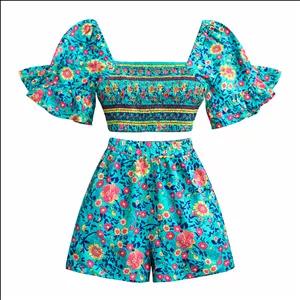 ست نیم تنه و شلوارک راحتی زنانه مدل tradnono