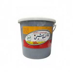 رنگ پلاستیک مشکی صفاشیمی کد 100 وزن 12 کیلوگرم
