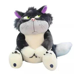 عروسک طرح گربه لوسیفر مدل 65 طول 40 سانتی‌متر