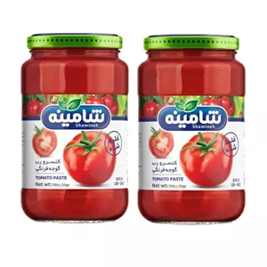 رب گوجه فرنگی غليظ شده شامينه - 700 گرم بسته 2 عددی