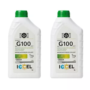 ضدیخ و ضدجوش 100 به 0 آیسل مدل G100 حجم 0.9 لیتر بسته 2 عددی  