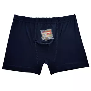 شورت پسرانه کوزا مدل پادار پنبه ای کد 4595