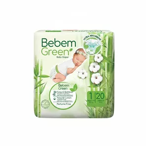  پوشک چسبی بچه ببم مدل B1 سایز 1 بسته 20 عددی