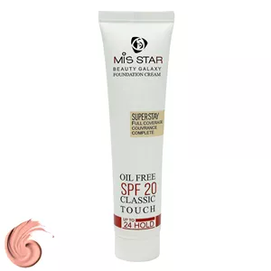 کرم پودر میستار مدل Classic Touch شماره 102 حجم 40 میلی لیتر