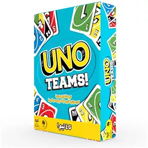 بازی فکری مدل Uno Teams مناسب سن 7 سال به بالا