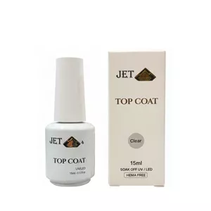 تاپ کت براق ناخن جت مدل Hema Free