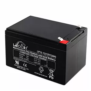 باتری UPS با ولتاژ 12 ولت و شدت جریان 12 آمپر ساعت لئوچ مدل 12-12