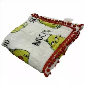 پتو نوزادی شایلی مدل آووکادو کوچولو سایز 85x85 سانتی متر