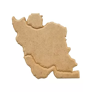 تخته چوب مدل نقشه ایران 