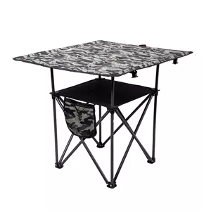 میز سفری تاشو رویال مدل دو طبقه سایز صفحه 80×80 سانتی متر