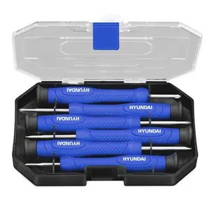 پیچ‌ گوشتی تعمیرات موبایل هیوندای مدل HT-7606 مجموعه‌ی 6 عددی