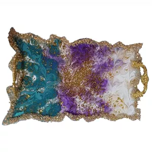 سینی رزینی مدل رنگارنگ