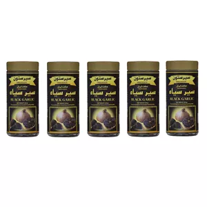 سیر سیاه سیرستون - 200 گرم بسته 5 عددی