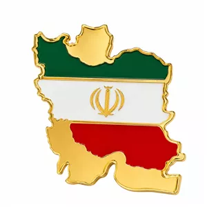 گل سینه زنانه مدل نقشه ایران کد 03