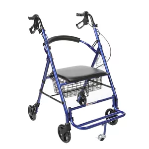 واکر چهار چرخ تاپ مدیک مدل 9148blue