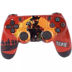 دسته بازی پلی استیشن ۴ مدل DUALSHOK CUSTOM طرح Red dead-2