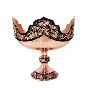 کشکول مسی مدل الماس تراش فخرا کد 3218half