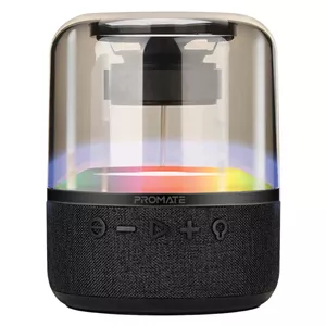 اسپیکر بلوتوثی قابل حمل پرومیت مدل GLITZ-L.BLACK