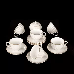 سرویس چای خوری 14 پارچه لمونژ مدل کارمن کد 504