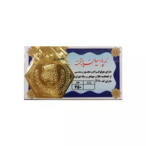 سکه گرمی طلا 18 عیار پارسیان پایتخت مدل ۲۰۰ 