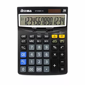 ماشین حساب رومیزی آتیما مدل at-2326C-14
