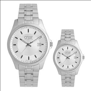 ست ساعت مچی عقربه‌ای کوارتز زنانه و مردانه کرست مدل 9057.1