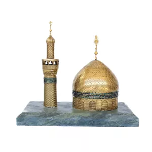 تندیس مدل المان برنزی طرح گنبد گلدسته امام علی (ع)
