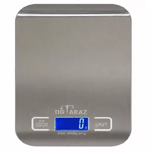 ترازو آشپزخانه دیجیتال مدل دیجی تراز 10kg-1 حداکثر ظرفیت قابل اندازه‌گیری 10 کیلوگرم با دقت اندازه‌گیری 1 گرم