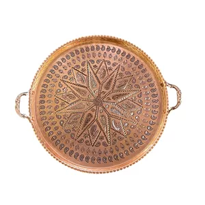 سینی مسی مدل الماس تراش