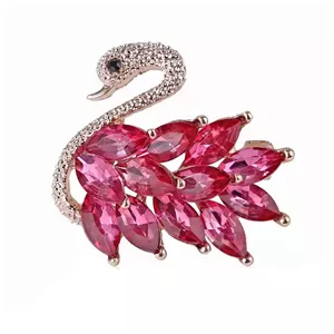 گل سینه زنانه شهر جواهر مدل SJ-BR006-P