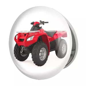 آینه جیبی خندالو طرح موتور چهار چرخ مدل تاشو کد 30299
